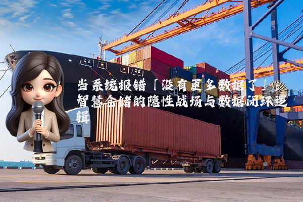 当系统报错「没有更多数据了」：智慧仓储的隐性战场与数据闭环逻辑