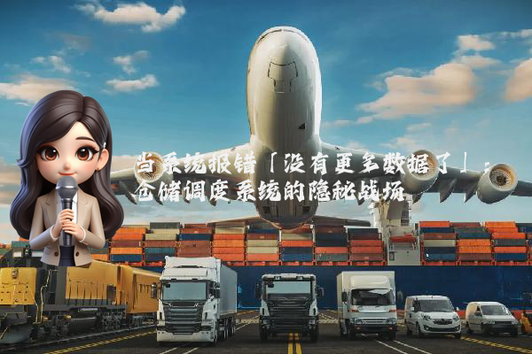 当系统报错「没有更多数据了」：仓储调度系统的隐秘战场