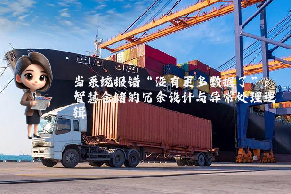当系统报错“没有更多数据了”：智慧仓储的冗余设计与异常处理逻辑