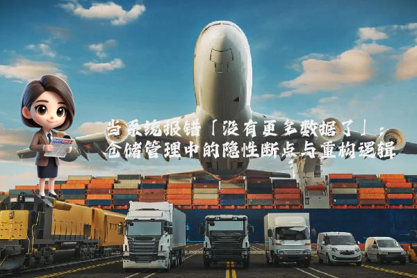 当系统报错「没有更多数据了」：仓储管理中的隐性断点与重构逻辑